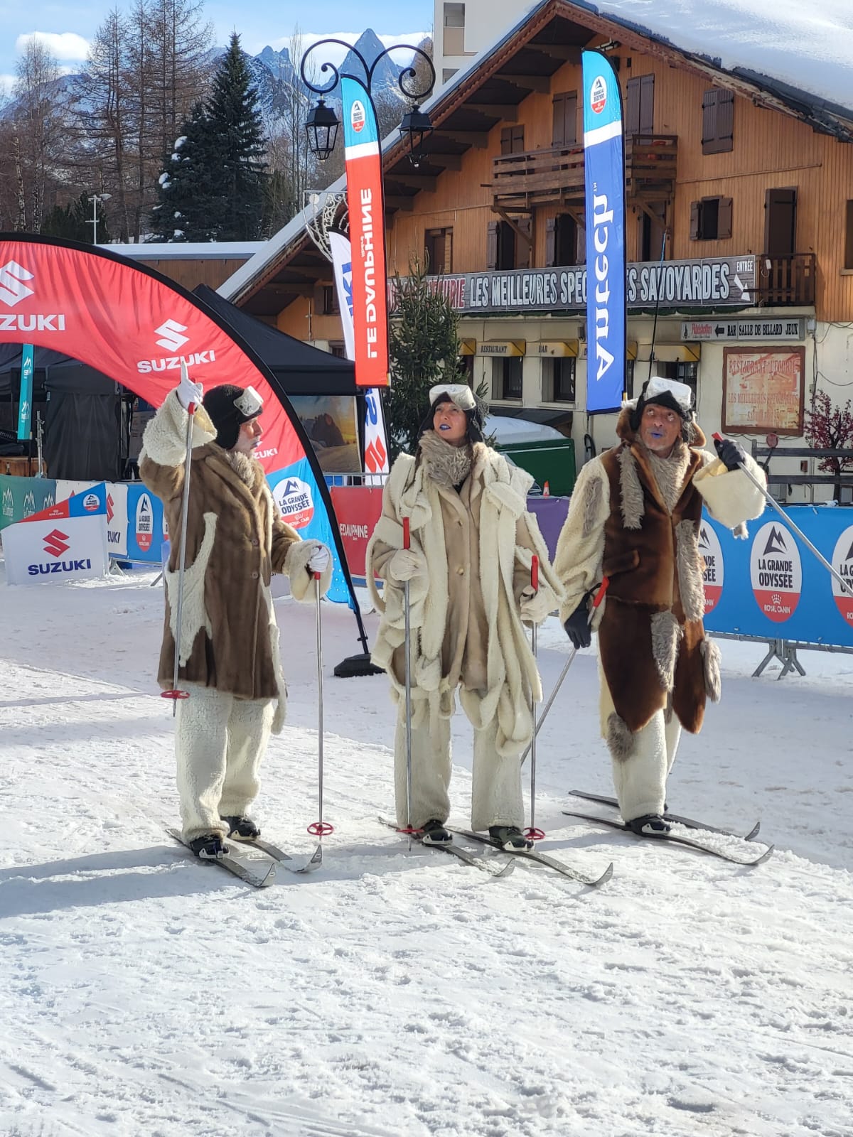 Animation costumée dans les Hautes-Alpes