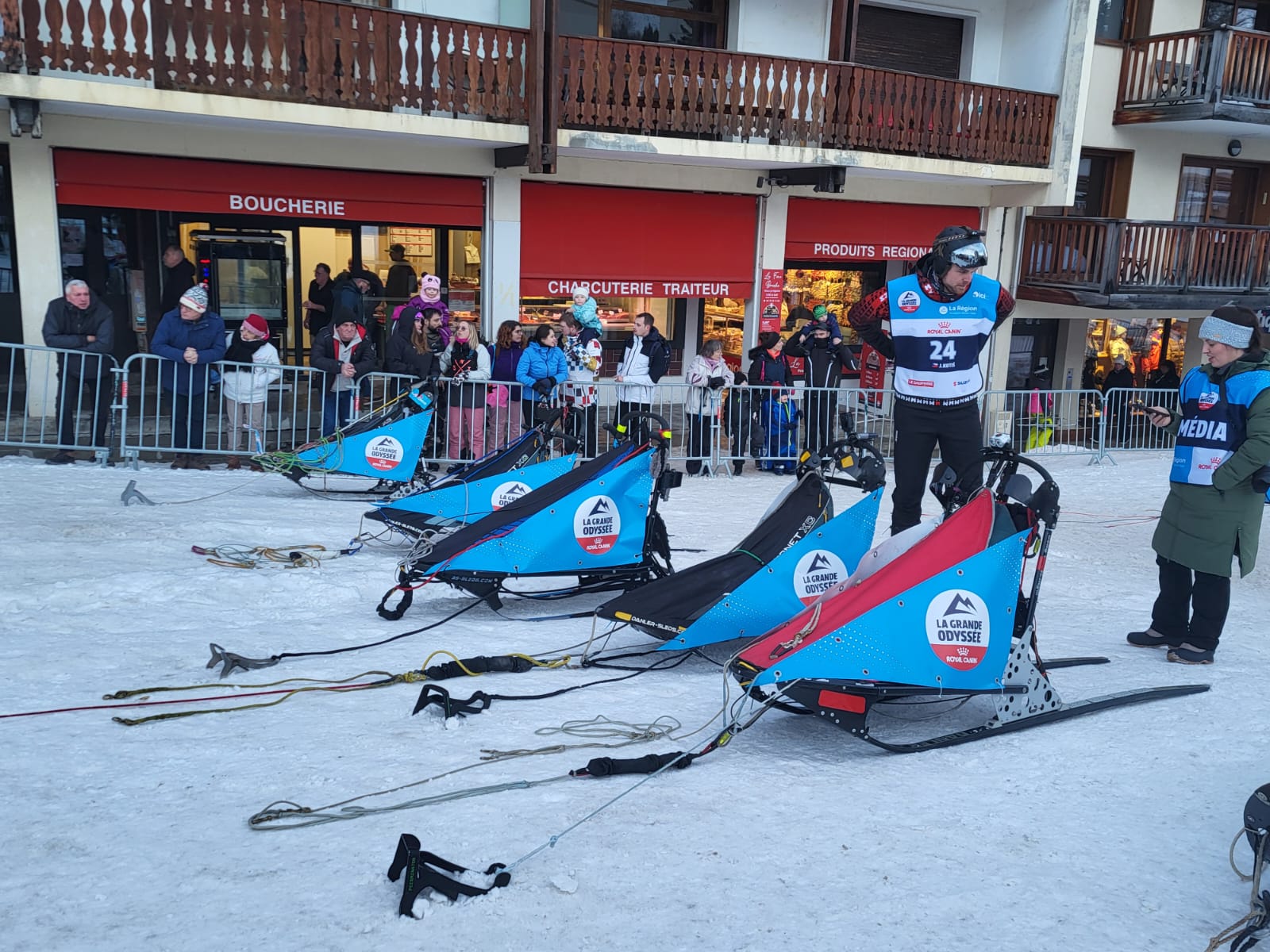 Course de traîneaux La Grande Odyssée - excursion autocar Alpes