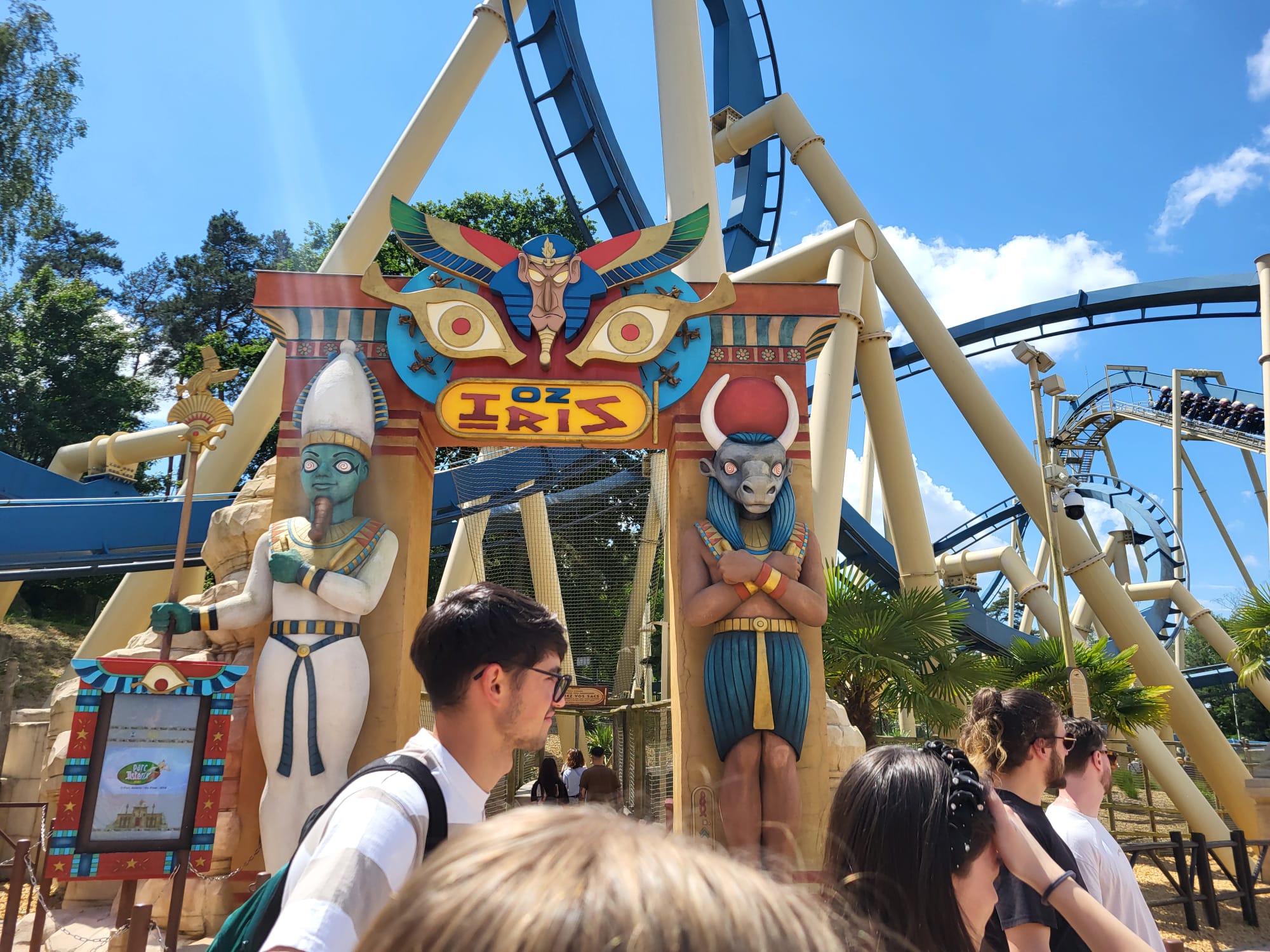 Attraction OzIris Parc Astérix - sortie scolaire parc asterix